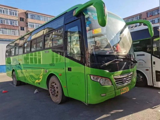 L'entraîneur utilisé Bus Double Doors 43 sièges a employé jeune Tong Bus ZK6102D Front Engine