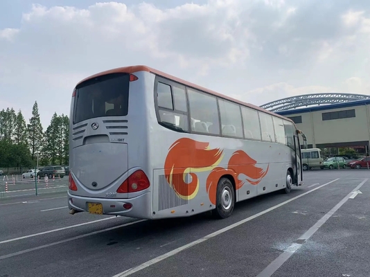 Entraîneur Second Hand EURO III 55 sièges scellant l'autobus utilisé par moteur XMQ6126 de Yuchai Kinglong de cylindres de la fenêtre six