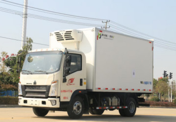 La cargaison utilisée troque la marque de Dirve HOWO de main gauche de mode d'entraînement du camion réfrigéré 4×2 de ³ de la capacité de chargement 10m
