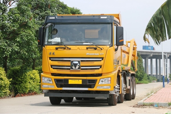Camion à rouleaux d'occasion 400 ch XCMG G7 8*4 Mode de conduite rouleaux de transport de matériaux de construction