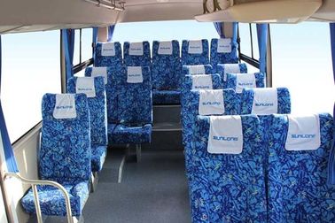 Autobus d'occasion de marque de Shenlong mini, mini autobus scolaire utilisé 19 Seat 95 km/h de vitesse maximum