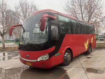 Autobus de passager utilisé par rouge de marque de Yutong de nouveau venu transmission manuelle de 2013 ans