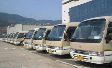 23 autobus utilisé de moteur diesel du caboteur 1HZ du Japon Toyota LHD d'autobus de Seater