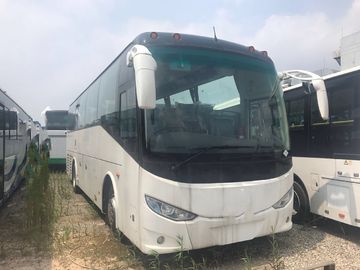 Mode utilisé par diesel d'entraînement de Seat RHD du blanc 50 de marque de Shenlong d'autobus d'entraîneur 2018 ans