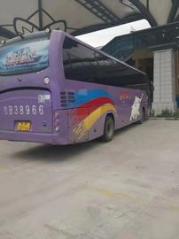 Yutong a utilisé le moteur fort diesel maximum de la vitesse 100km/H de couleur pourpre de sièges de l'autobus 51 d'entraîneur