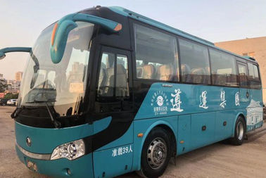 autobus commercial utilisé diesel de Yutong ZK6908 de longueur de 9m certification d'OIN de 2015 sièges de l'an 39