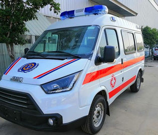 Voiture simple d'ambulance des véhicules 4x2 d'émergence d'axe avec la conception ergonomique (type de transport)