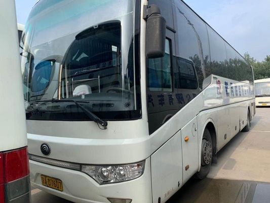 2010 intérieur de luxe diesel d'autobus de voyage utilisé de sièges de Yutong ZK6122 51 d'an par RHD