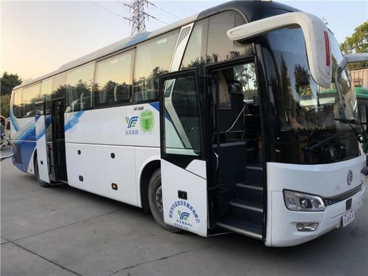 Le moteur VIP de Yuchai assied le passager utilisé de châssis de Double Doors Airbag d'entraîneur que l'autobus a employé les sièges d'or de Dragon Bus XML6112 48