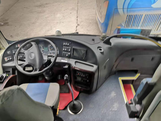 Yutong utilisé transporte l'autobus de passager utilisé par porte simple en acier de châssis des sièges Zk6858 35