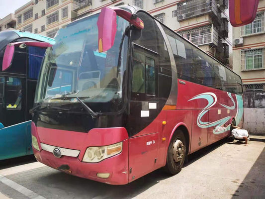 Direction utilisée de gauche d'emballage de nudité de l'euro III de moteur de Yuchai de portes à deux battants de sièges du modèle ZK6110 47 de Yutong de bus touristique