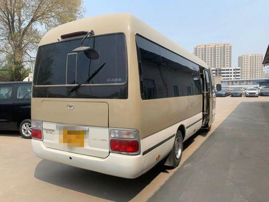 L'autobus de caboteur utilisé 20 par sièges a employé Mini Bus Toyota Coaster Bus avec le moteur à essence 2TR direction de main gauche de 2007 ans