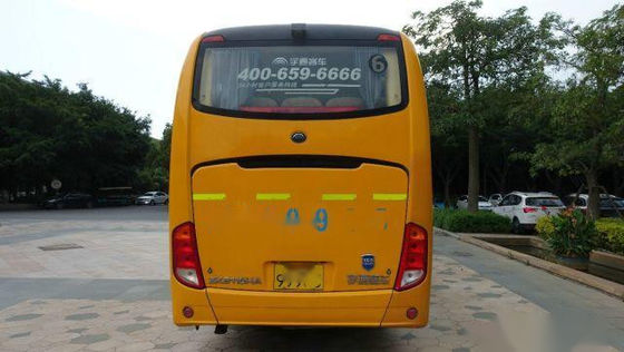 Les sièges utilisés de l'autobus ZK6107 49 de Yutong ont laissé à châssis de direction Yuchai d'airbag le moteur arrière bas kilomètre