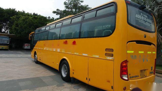 Les sièges utilisés de l'autobus ZK6107 49 de Yutong ont laissé à châssis de direction Yuchai d'airbag le moteur arrière bas kilomètre