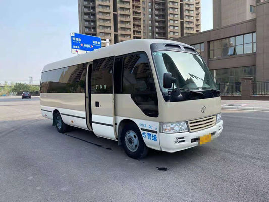 2015 l'autobus de caboteur utilisé de l'an 20 par sièges, LHD a employé Mini Bus Toyota Coaster Bus avec 2TR le moteur à essence, direction gauche