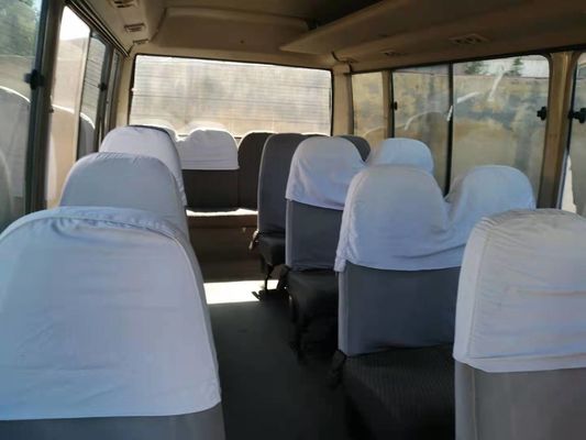 2009 l'autobus de caboteur utilisé de l'an 18 par sièges, l'autobus LHD de caboteur de Toyota a employé Mini Bus With Diesel Engine, direction gauche