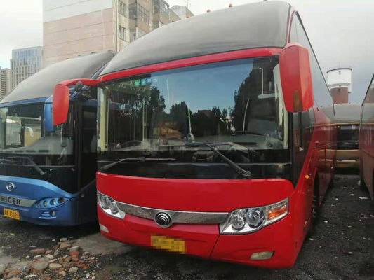 Les sièges utilisés du car ZK6127 55 de Yutong ont laissé à châssis d'airbag de Seerting le bus touristique utilisé par III arrière d'euro de moteur pour l'Afrique