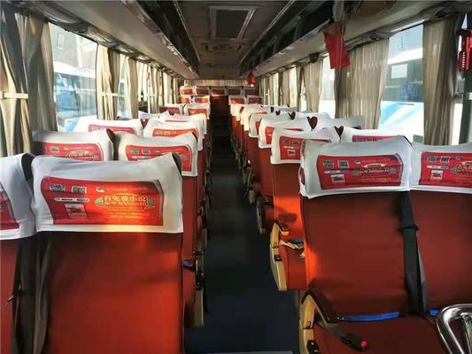 49 sièges l'autobus d'occasion que de 2013 ans a utilisé l'autobus ZK6122HQ de Yutong ont employé le conditionneur de Bus With Air d'entraîneur