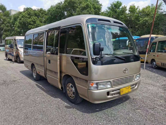 L'autobus de caboteur utilisé 23 par sièges a employé Mini Bus Toyota Coaster Bus avec le moteur à essence 3RZ direction de main gauche de 2012 ans