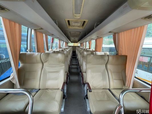 Dragon Used Coach Bus d'or 47 portes simples de l'euro III en acier de châssis de moteur de Hino J08E de sièges