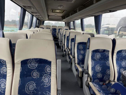 L'autobus utilisé XMQ6859 37 de Kinglong pose le bus touristique utilisé par III simple en acier d'euro de moteur d'arrière de Yuchia de porte de châssis