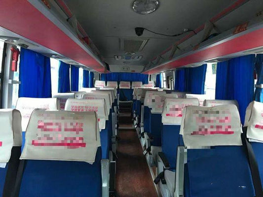 Autobus de passager utilisé bas par kilomètre de moteur de Yuchai de châssis d'airbag de sièges du bus touristique utilisé par marque HFF6909 38 d'Ankai pour l'Afrique