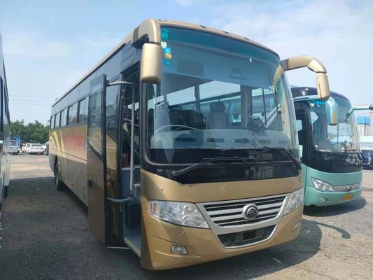 Le nouveau venu 54 pose 2012 ans a employé le conducteur Steering No Accident de l'autobus ZK6112D Front Engine LHD de Yutong