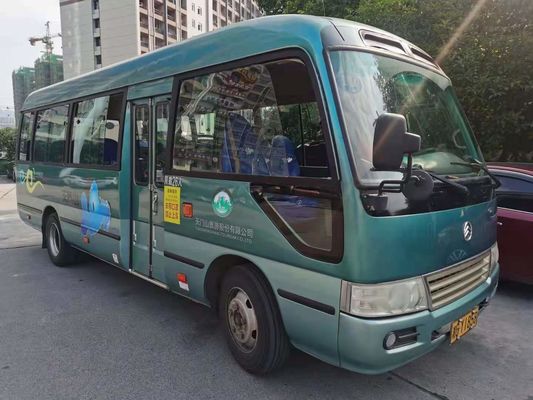 2015 ans 26 Dragon Coaster Bus d'or utilisé par sièges, moteur utilisé de Mini Bus Coaster Bus With Hino