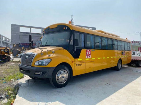 L'autobus utilisé de YUTONG a employé la dimension hors-tout de l'autobus scolaire 7435x2270x2895mm avec le moteur diesel