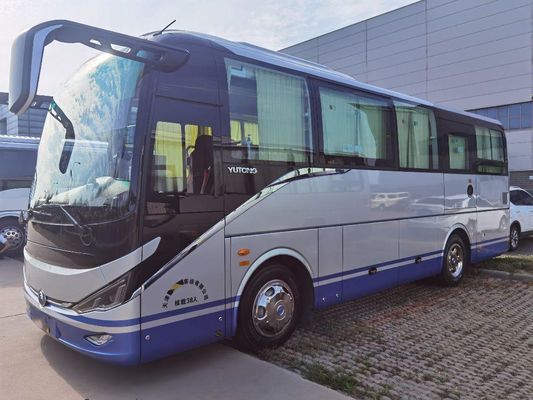 Occasion transporte l'autobus électrique de Gasoline Engine China d'entraîneur de luxe de Yutong ZK6907 avec la TV