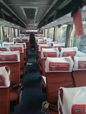 L'autobus utilisé 49 par sièges a utilisé l'autobus ZK6122HQ de Yutong a employé la commande de Bus Left Hand d'entraîneur avec le climatiseur