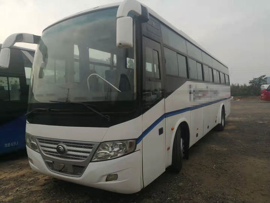 54 sièges 2014 autobus avant ZK6112D de Steering Used Yutong de conducteur du moteur RHD d'autobus utilisé par an aucun accident