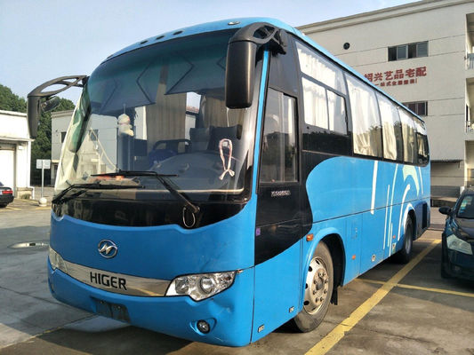 37 sièges 2014 ans ont utilisé le car KLQ6896 par autobus Bus LHD utilisé un plus haut orientant le moteur diesel aucun accident