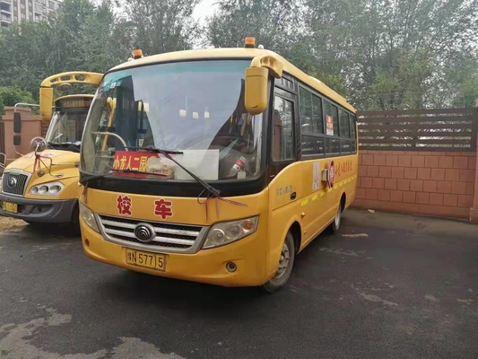 2014 ans 26 Mini Bus utilisé par sièges YUTONG ont utilisé l'autobus scolaire avec Front Engine