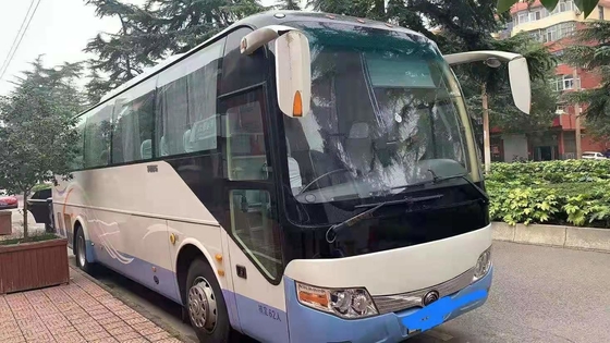 2014 entraîneur utilisé par autobus Bus LHD de Yutong utilisé par sièges ZK6110 de l'an 62 orientant les moteurs diesel