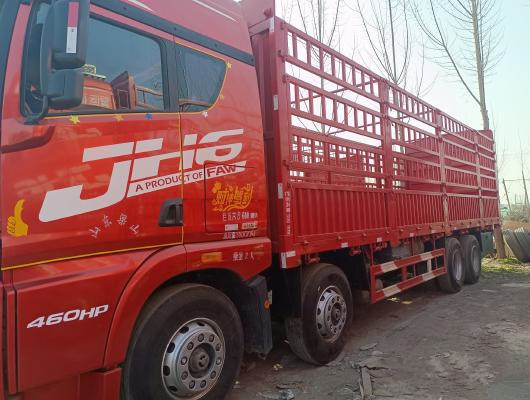 FAW a employé 8x4 18 Ton Cargo Trucks With 12wheels utilisé pour l'usage de cargaison en bon état
