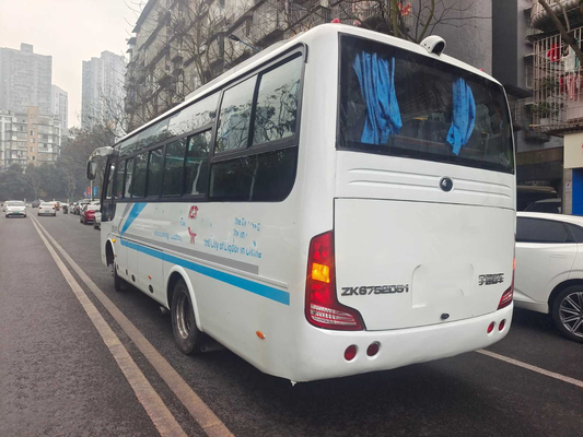 L'autobus public blanc diesel utilisé par année utilisé de la marque ZK6761 en 2017 LHD de Yutong a utilisé de Yuchai d'EURO V 29 autobus de sièges du moteur