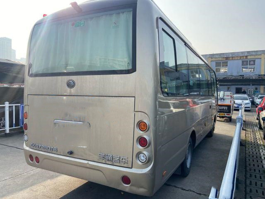Occasion Yutong ZK6728 transporte le moteur d'or utilisé de Yuchai de couleur transporte l'entraîneur de 28 passagers Bus In 2019 ans
