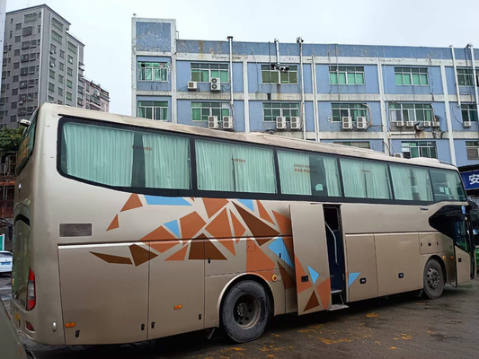 La marque utilisée de Yutong entraîneur Bus de visite de 2015 ans où ZK6126 a utilisé l'autobus diesel du moteur 375hp de Weicahi a utilisé l'autobus de l'EURO III de portes à deux battants
