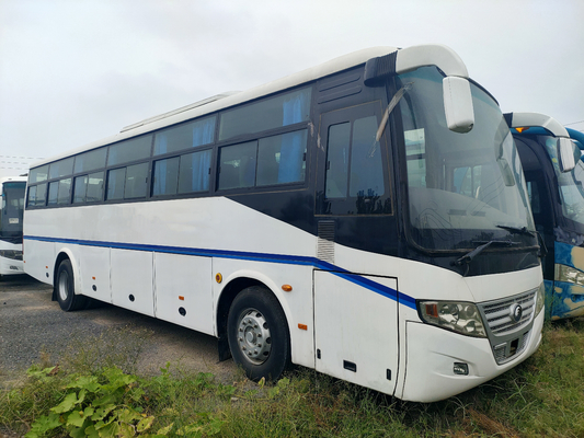 L'autobus utilisé de Yutong 2018 ans fabriqués en Chine a utilisé l'entraîneur diesel Bus Used White de LHD 51 sièges Front Engine Bus
