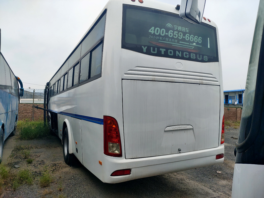 L'autobus utilisé de Yutong 2018 ans fabriqués en Chine a utilisé l'entraîneur diesel Bus Used White de LHD 51 sièges Front Engine Bus