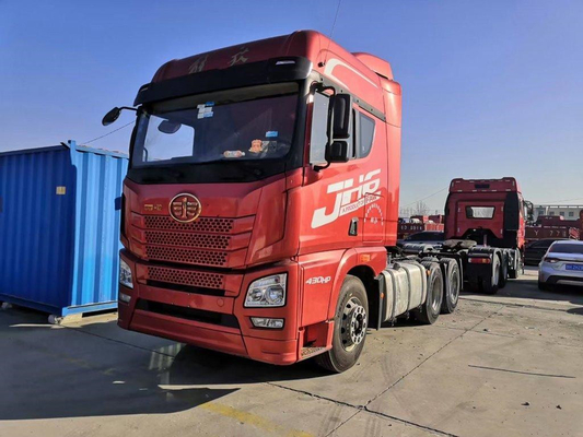 FAW JH6 a utilisé le moteur diesel 11.596L LHD manuel du camion 6*4 430hp Weichai de tracteur