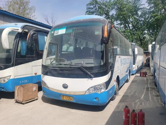 L'entraîneur 35-40 sièges autobus la conduite à droite a utilisé l'entraîneur ZK6858 de passager de Yutong