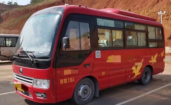 2017 axe du modèle ZK6609D Mini Bus Left Hand Drive Front Engine 2 d'autobus de Yutong utilisé par sièges de l'an 19